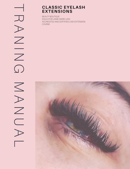 Lash extension manual digital copy